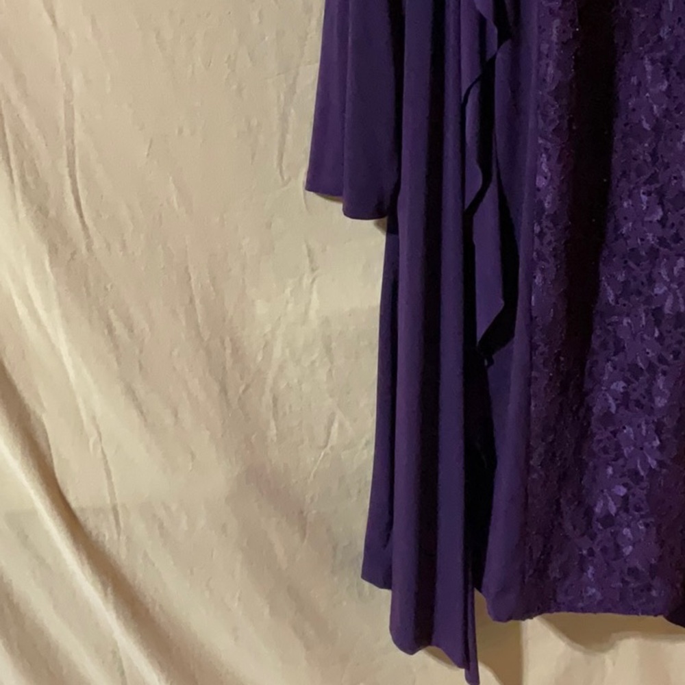 Size 24 Purple Evening Dress - Picture 3 of 7